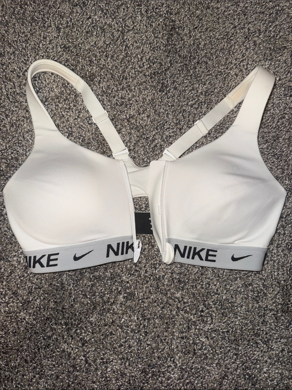 Nike High Support Zip Front Sports Bra